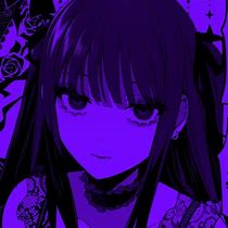 Image result for Purple Anime Girl PFP Scara