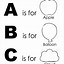 Image result for Preschool ABC Worksheets