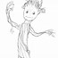 Image result for baby groot black and white clip art