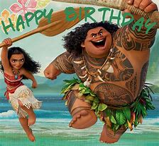 Image result for Moana Maui Happy Birthday