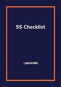 Image result for 5S Shine Checklist