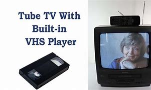 Image result for Old TV with VHS Player