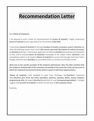 Image result for Reference Letter of Recommendation