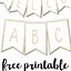 Image result for Free Printable Banner Letters G