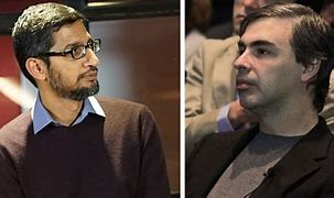 Image result for Larry Page and Sundar Pichai