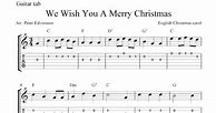 Image result for Merry Christmas Guitar Tab