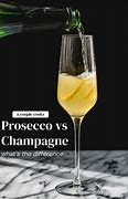 Image result for Prosecco vs Champagne