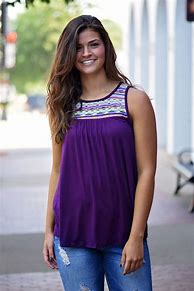 Image result for Purple Tank Top