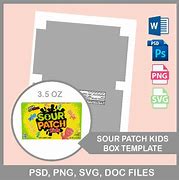 Image result for Sour Patch Box Side View