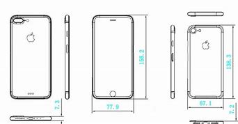 Image result for iPhone 7 Plus Exact Dimensions for Case Design