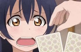 Image result for Poker Face Anime GIF