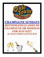 Image result for Champagne Sundays Flyer