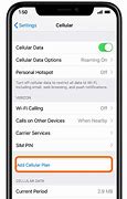 Image result for Add Cellular Plan iPhone