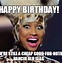 Image result for Happy Birthday Turn Up Meme