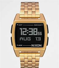 Image result for Nixon Gold Digital Watch