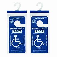 Image result for Handicap Parking Permit Holder