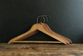 Image result for Vintage Wooden Coat Hangers