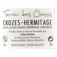 Image result for Gilles Robin Crozes Hermitage Terroir Chassis