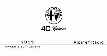 Image result for Alfa 4C Spyder