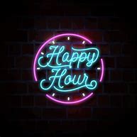 Image result for Happy Hour Neon Sign