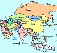 Image result for Kids Map of Asia