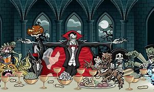 Image result for Cartoon Halloween Scary Vampire