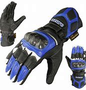 Image result for Blue Motorcycle Gloves