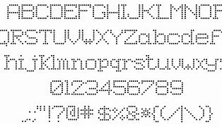 Image result for Epson Dot-Matrix Font