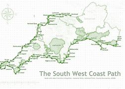 Image result for South West Coast Path Map