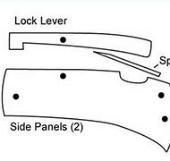 Image result for Japan Locking Folding Bowie Knife