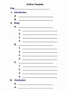 Image result for Basic Outline Template for Word