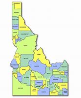Image result for Physical Map of Idaho
