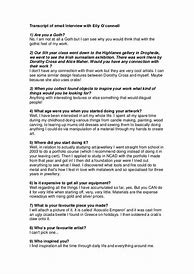Image result for Professional Interview Transcript