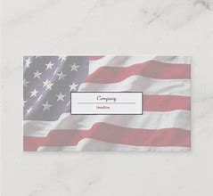 Image result for American Theme Business Cards