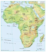Image result for Mapa Fisico De Africa