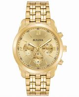 Image result for Bulova Gold Watch