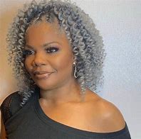 Image result for Grey Crochet Hair Styles