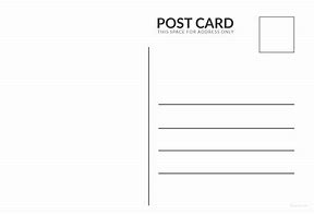 Image result for Postcard Formats Blank