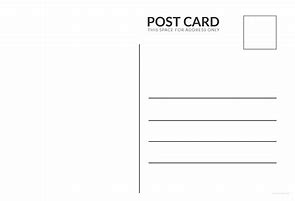 Image result for Blank Postcard Template