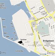 Image result for Map of International Port in Barbados