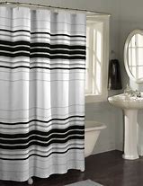 Image result for Horizontal Striped Shower Curtains