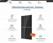 Image result for 550W Mono Solar Panel