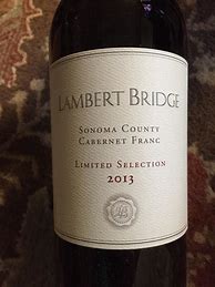 Image result for Lambert+Bridge+Cabernet+Franc