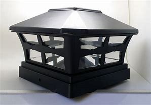 Image result for 6 Pack Solar Cap Deck Post Lights