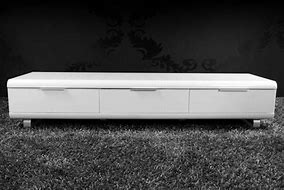 Image result for Long White TV Stand