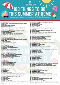 Image result for Things You Do in Summer