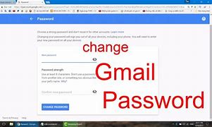 Image result for Gmail Account Password Change