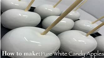 Image result for White Candy Apples