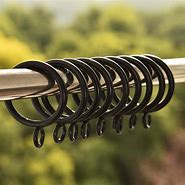 Image result for Curtain Rod Rings for Curtains