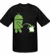 Image result for iOS vs Android T-Shirts